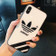 Apple iPhone X/XS Ốp lưng kính S-Case in hình Adidas Đen