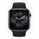 Apple Watch 4 44mm (GPS) Viền Nhôm Xám - Dây Đen (MU6D2)