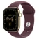 Apple Watch Series 12 42mm (5G) Viền Titan Dây Cao Su Size S/M-Viền Titan Vàng / Dây Đỏ