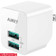 AUKEY PA-U32 Mini Dual Port Wall Charger-White