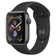 Apple Watch 4 44mm (GPS) Viền Nhôm Xám - Dây Đen (MU6D2)