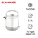Ấm siêu tốc giữ nhiệt 2.5L Sunhouse SHD1392