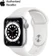 Apple Watch Series 6 44mm (GPS) Viền Nhôm Bạc - Dây Cao Su Trắng Chính hãng (M00D3)