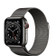 Apple Watch Series 5 40mm (4G) Viền Thép Dây Cao Su Trầy xước -Đen
