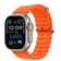 Apple Watch Ultra 2 2023 49mm (4G) - Viền Titan - Dây cao su - Cũ Trầy Xước-Cam