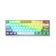 Bàn phím cơ AULA F3261 Blue Switch-Xám/trắng
