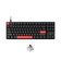 Bàn phím có dây Keychron X1 Red Backlight Đen-Brown Switch