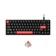 Bàn phím có dây Keychron X6 Red Backlight Đen-Red Switch