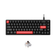 Bàn phím có dây Keychron X6 Red Backlight Đen-Brown Switch