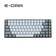 Bàn phím cơ E-DRA không dây EK384 Beta xám trắng Brown Switch