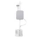 Bàn ủi hơi nước đứng Fujihome SI18DBW-Trắng