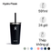 Ly nước giữ lạnh Hydro Flask Around Tumbler Straw Lid 20 OZ 591ml