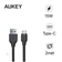 Cáp Aukey USB-C bọc sợi Nylon (Braided Nylon) 2 mét CB-AC2
