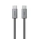 Cáp Aukey CB-DCC061 C-C 60W 1.8M-Xám