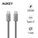 Cáp Aukey CB-DCC241 C-C 240W 1M