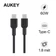 Cáp Aukey và truyền dữ liệu C-C 60W 480Mbps CB-DCC68