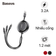 Cáp Baseus Golden Loop 3 trong 1 Elastic 3.5A 1.2M - Cũ 