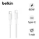 Cáp Belkin USB-C to C 60W CBL 2.0 dài 1m vỏ dù
