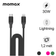 Cáp sạc chuyển đổi Momax Silicon USB-C to Lightning 30W dài 1.2m