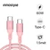 Cáp Innostyle Powerflex USB-C to USB-C 60W 1.5 mét-Hồng
