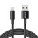 Cáp sạc Lightning Anker Braided Nylon 1m A8152-Đen