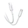 Cáp Pisen Quick Mr White USB-C to Lightning 1m CL-PD-100-Trắng