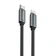 Cáp Trusmi USB-C to Lightning Led PD 20W dài 1m-Đen