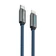 Cáp Trusmi USB-C to Lightning Led PD 20W dài 1m-Xanh dương