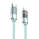 Cáp Trusmi USB-C to Lightning Led Rainbow PD 20W dài 1m-Xanh dương