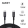 Cáp Aukey CB-MCC102 C-C bọc dù MH LCD 100W 1.8M
