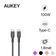 Cáp Aukey CB-SCC102 C-C silicone 100W 1.8m