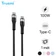 Cáp Trusmi USB-C to USB-C silicone PD 100W dài 1m