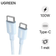 Cáp Ugreen Type-C to Type-C Silicone US557 15271 100W dài 1m