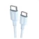 Cáp Ugreen Type-C to Type-C Silicone US557 15271 100W dài 1m-Xanh dương