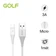 Cáp Golf USB-A to Micro sạc nhanh 3A GC-64M 1 mét