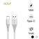 Cáp Golf USB-A to Type-C sạc nhanh 3A GC-64T 1 mét