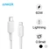 Cáp Anker 322 USB-C to USB-L 0.9M Nylon A81B5H21