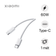 Cáp Xiaomi 3A Braided USB-C to USB-C 1m