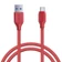AUKEY CB-AC1 USB 3.1 to USB-C 1.2 m-Red