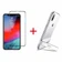iPhone Xs Max Combo Dán chống va đập JCPAL Full Đen + Ốp lưng ESR Metal Kickstand Clear