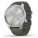 Đồng hồ đeo tay Garmin Vivomove Style dây Silver/Moss Silicone - Cũ Trầy Xước-Đen