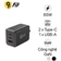 Sạc 9Fit PD 65W 1A2C GaN
