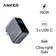 Sạc Anker Prime 3 cổng USB-C 160W có màn hình LED thông minh A2687