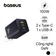 Sạc Baseus EnerFill 2C1A PD 100W chân gập US FE11