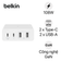Sạc Belkin BoostCharge Pro 108W 2C2A GaN PD/PPS