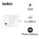 Sạc nhanh Belkin 30W 1 cổng USB-C PD/PPS Cubic Wall Charger