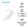 Sạc nhanh Trusmi 1A + 2C GaN PD 65W CH03 (EU)