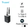 Sạc nhanh mini Trusmi PD 45W GAN 1A1C kèm cáp type-C to type-C 60W (US) CH06