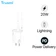 Sạc Trusmi cổng USB-C PD 20W kèm cáp type-C to Lightning 20W (US) CH10