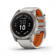 Đồng hồ thông minh Garmin Fenix 7x Sapphire Solar viền titanium dây cao su - Cũ Đẹp-Xám